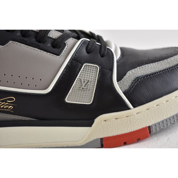 Louis Vuitton LV Trainer Sneaker Boot Black High Top Advanced Tech UK 8 US 9 10 - Picture 7 of 16